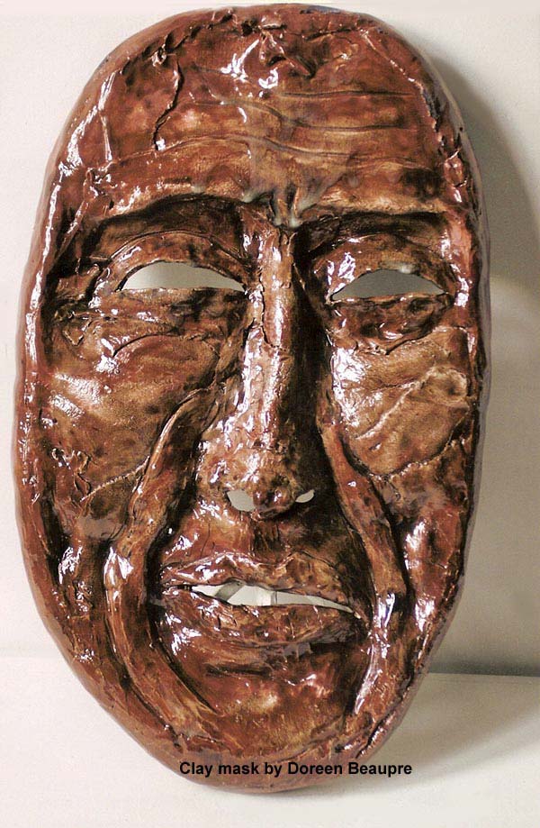 Clay sculpture by Doreen Beaupre