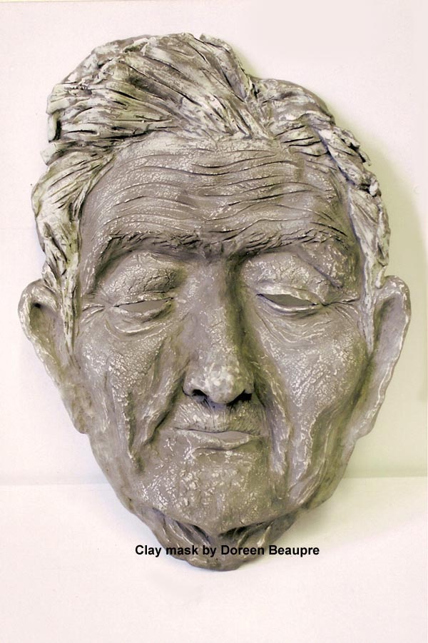 Clay sculpture by Doreen Beaupre