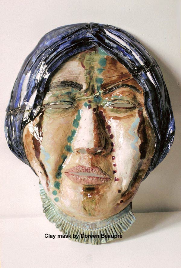 Clay sculpture by Doreen Beaupre