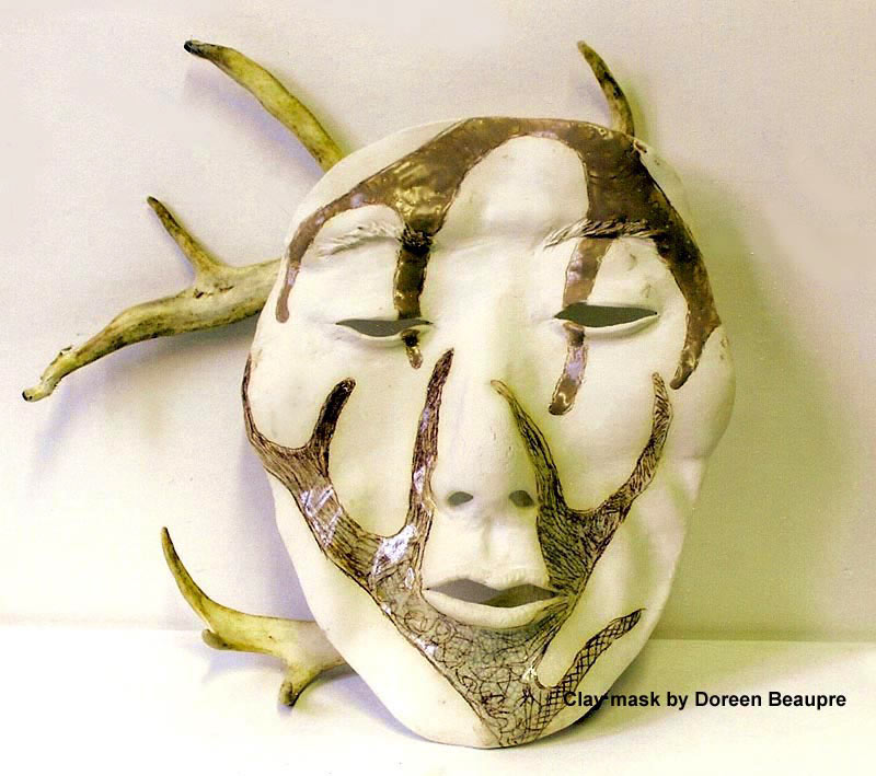 Clay sculpture by Doreen Beaupre