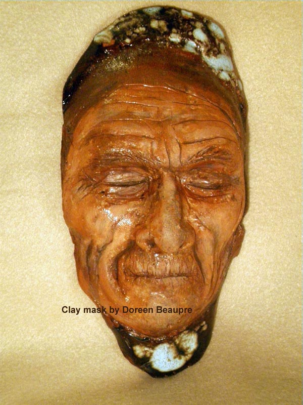 Clay sculpture by Doreen Beaupre