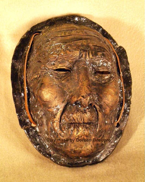 Clay sculpture by Doreen Beaupre