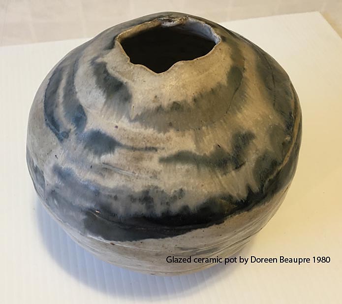 Clay pot by Doreen Beaupre