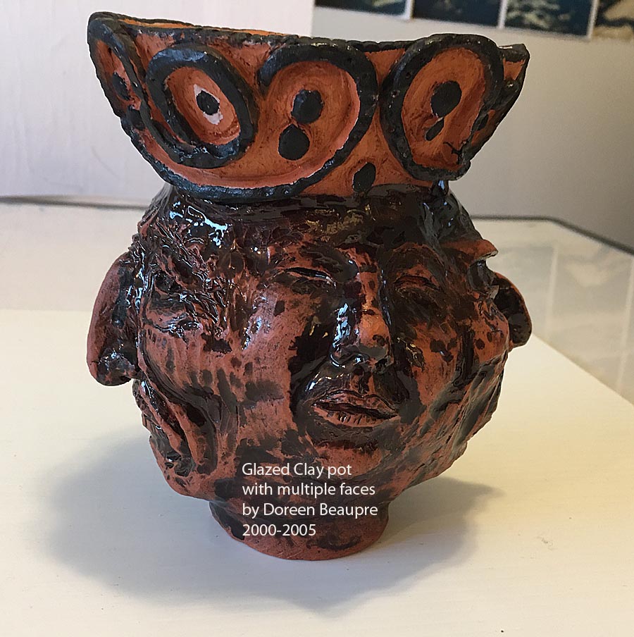 Clay pot by Doreen Beaupre