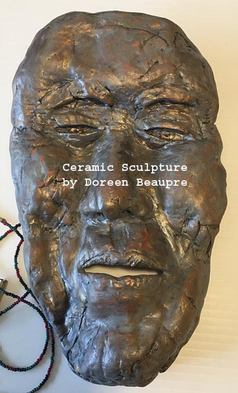 Clay sculpture by Doreen Beaupre