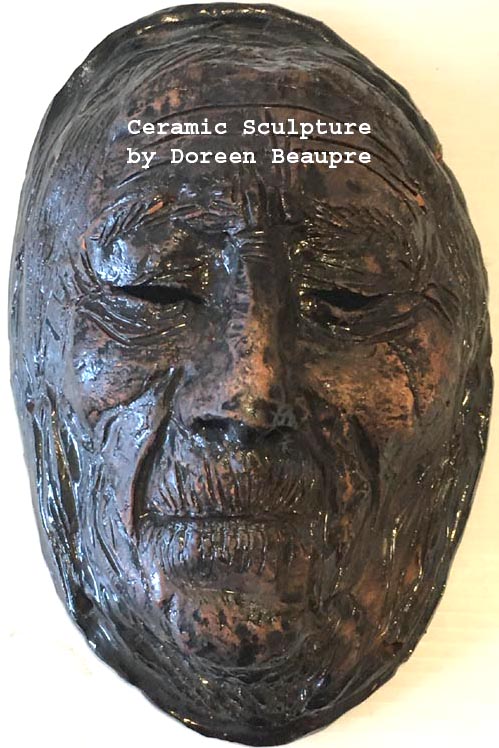 Clay sculpture by Doreen Beaupre