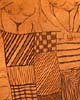 an example of one of my copper plate etchings from the One-eyed women series