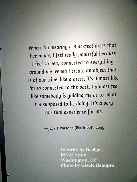 Opening of the Identity by Design Exhibition, Washington, DC 2007